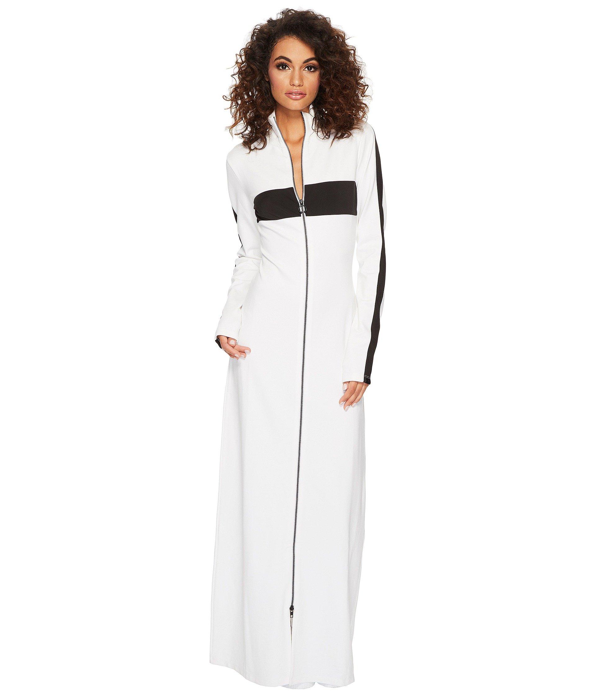 white long sleeve party dress