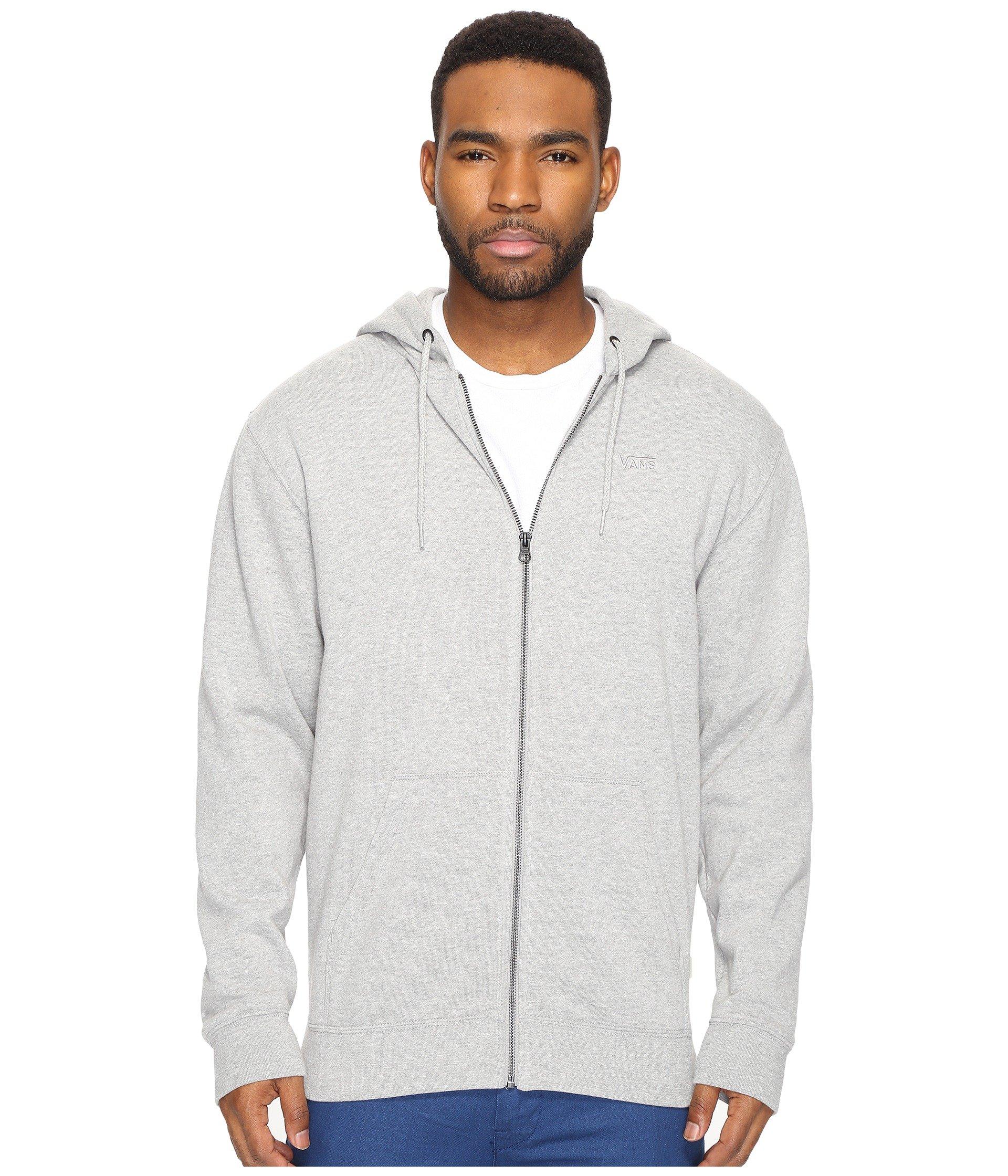 vans core basics zip hoodie