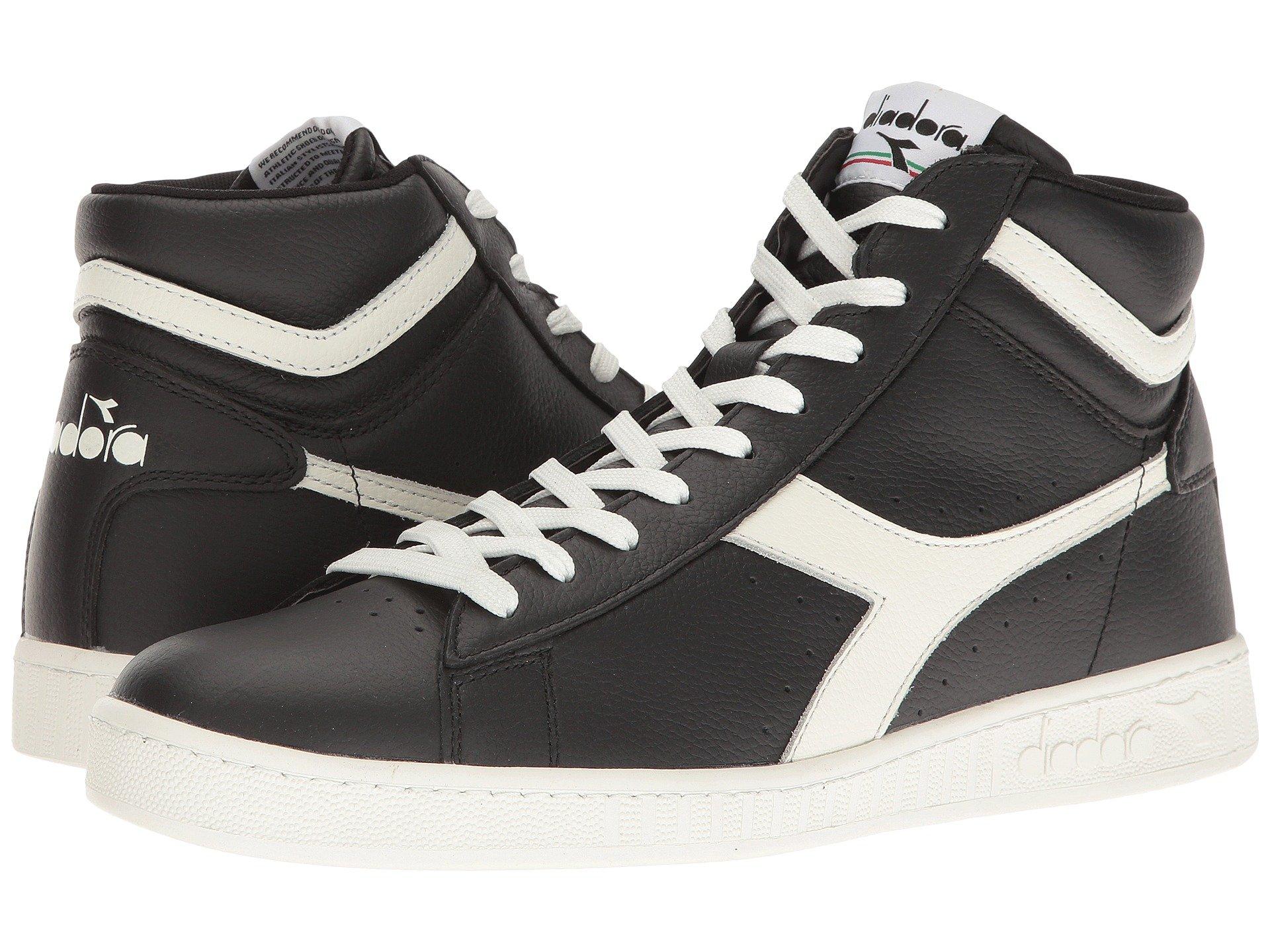 Diadora Game L High Waxed, Black/white 