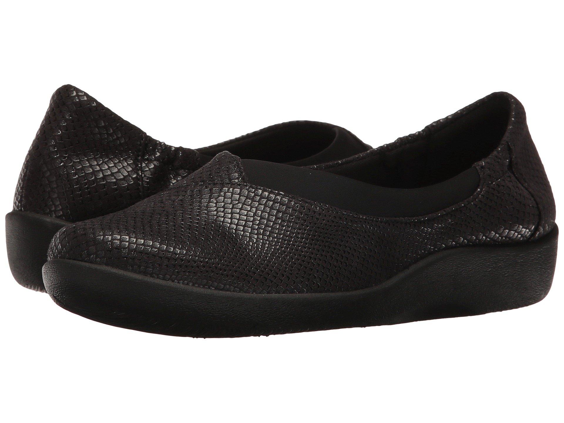 Clarks Sillian Jetay In Black Snake 