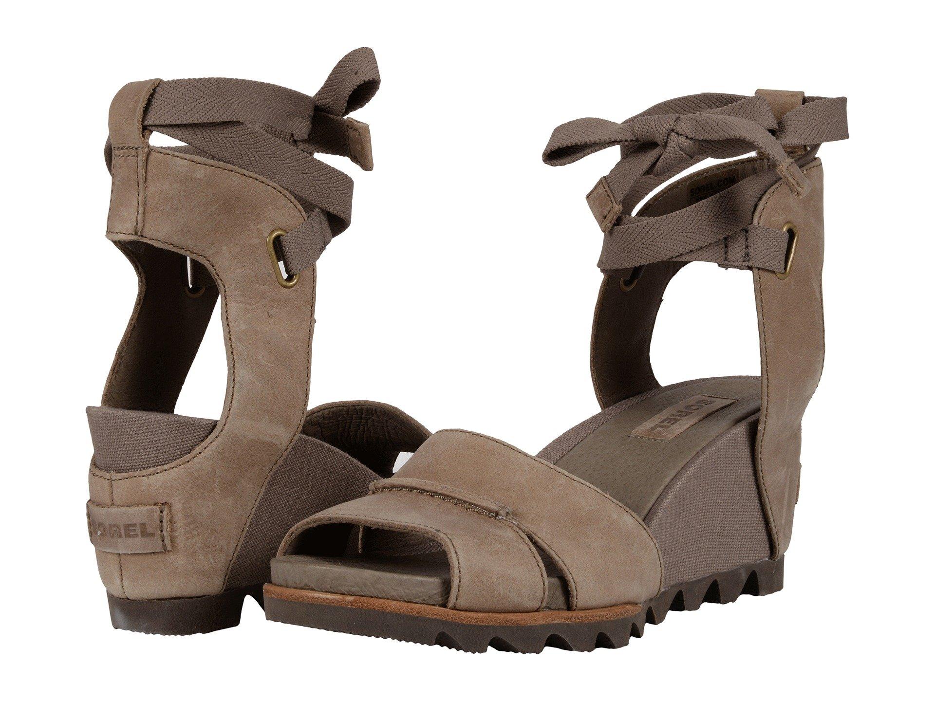 sorel joanie wrap sandal