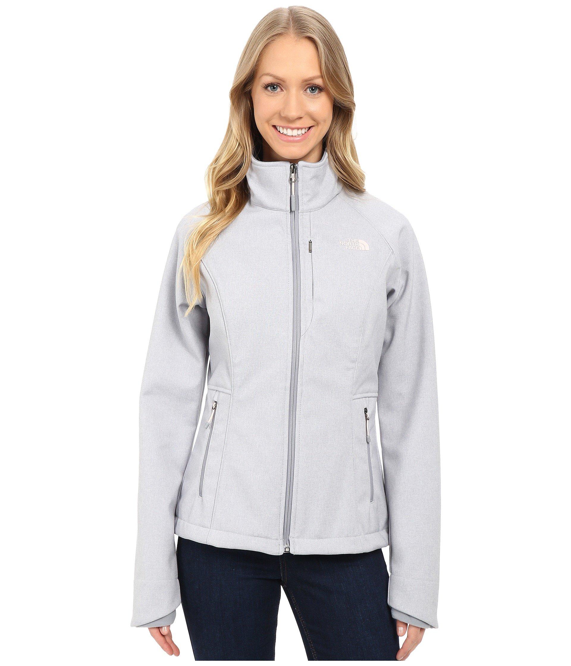 north face light grey jacket