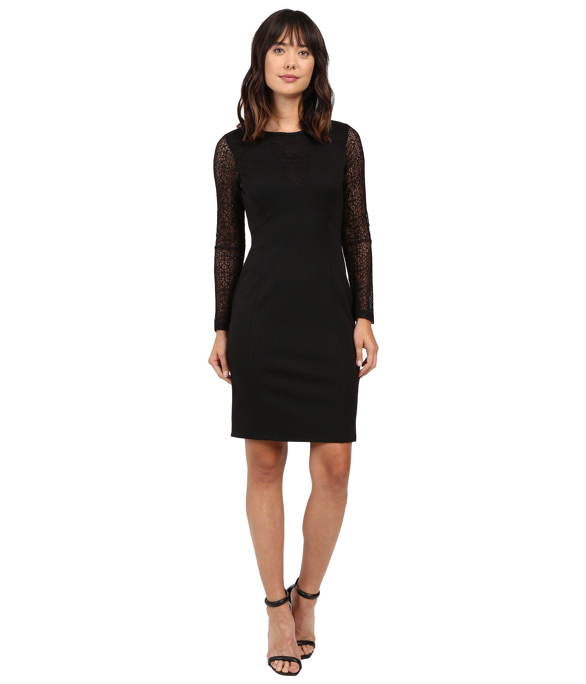 adrianna papell long black dress