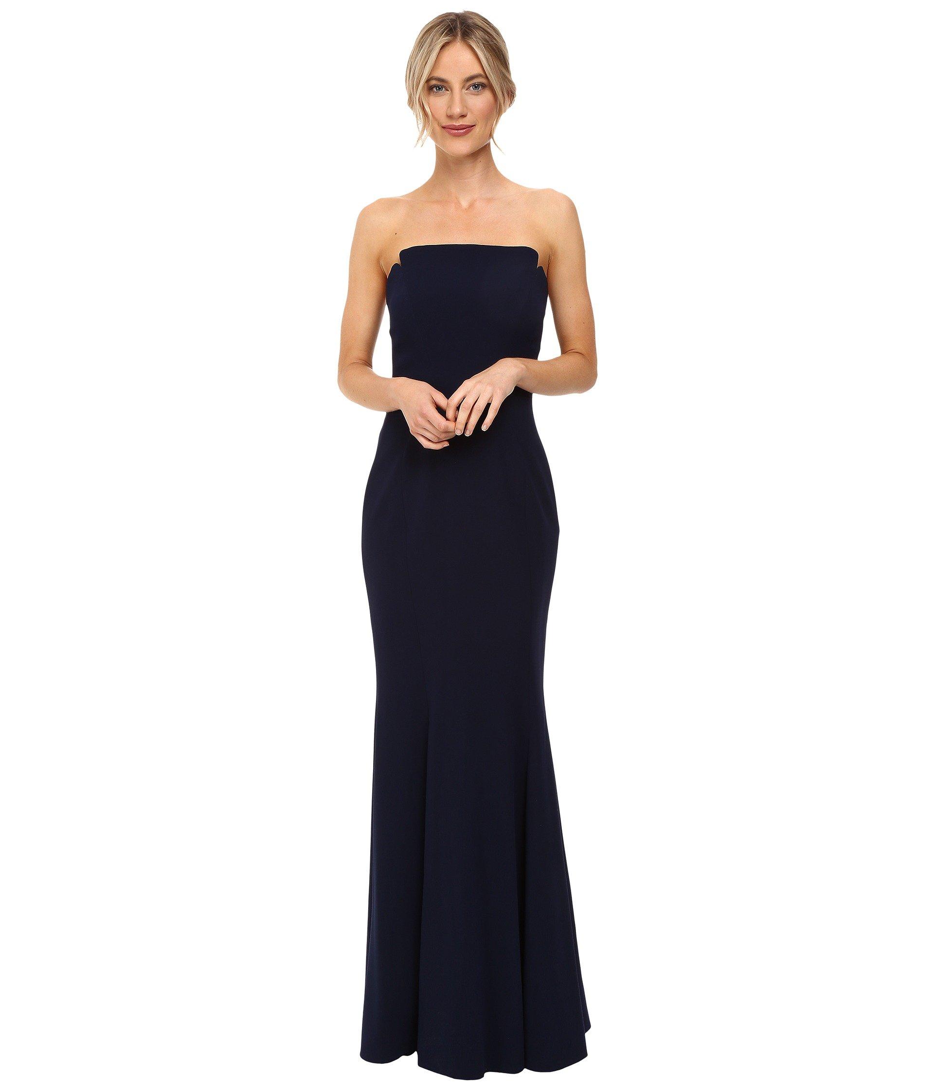 jill jill stuart strapless gown