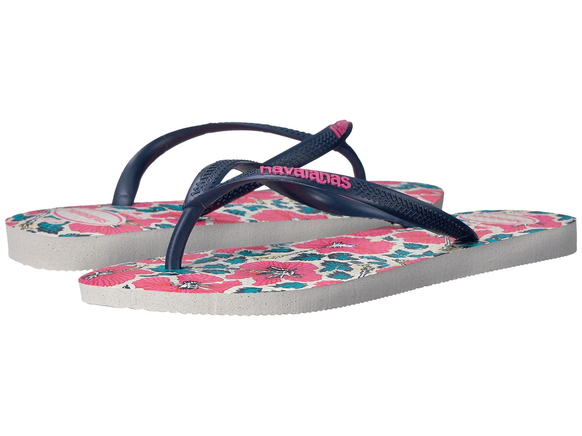 havaianas slim navy blue