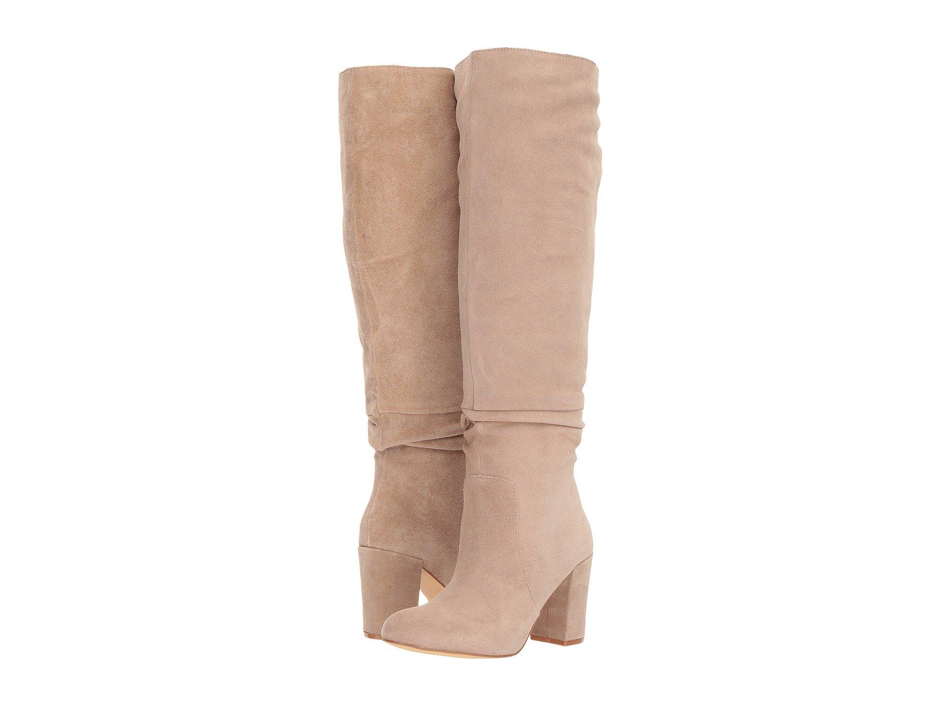 steve madden taupe suede boots