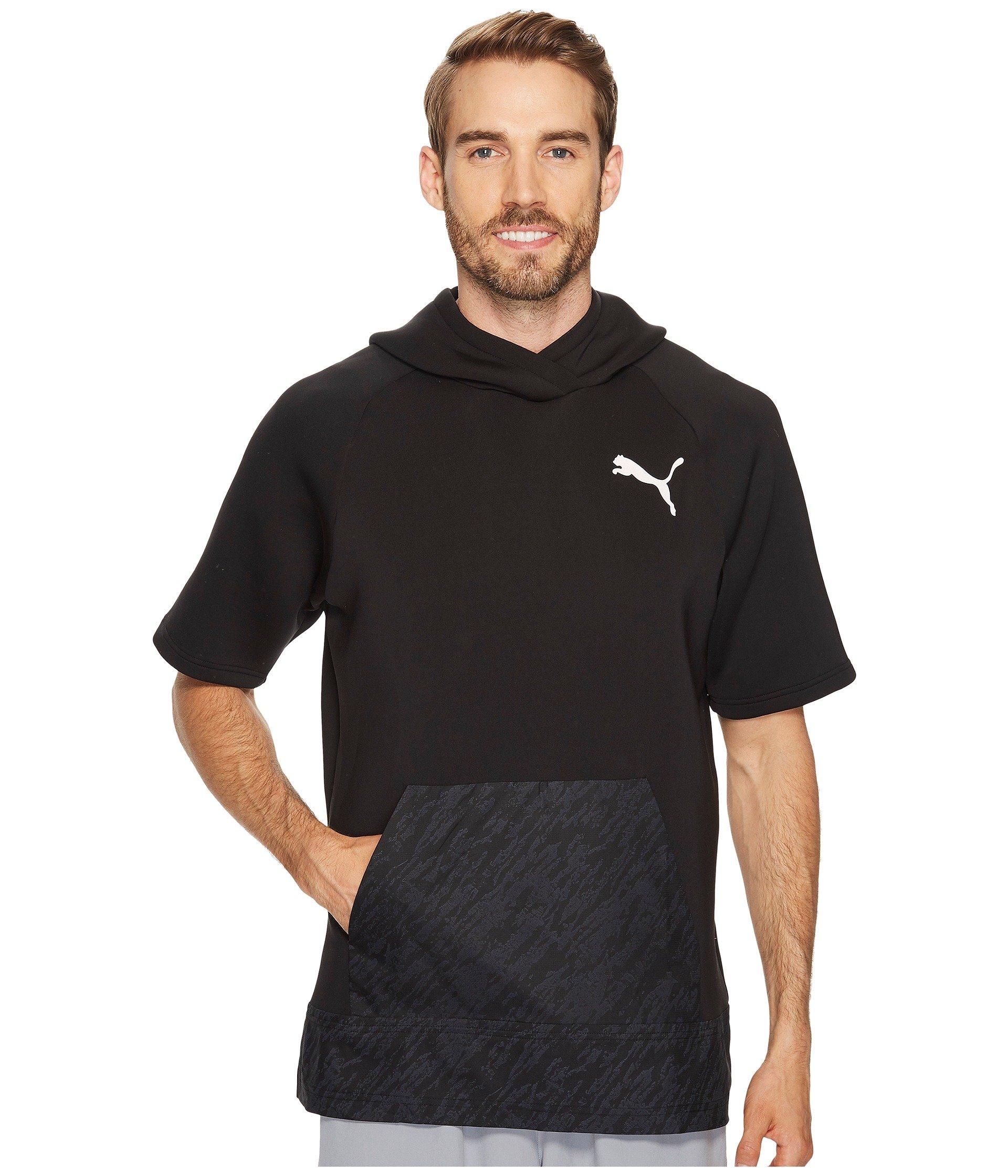 Puma Energy Short Sleeve Hoodie In 