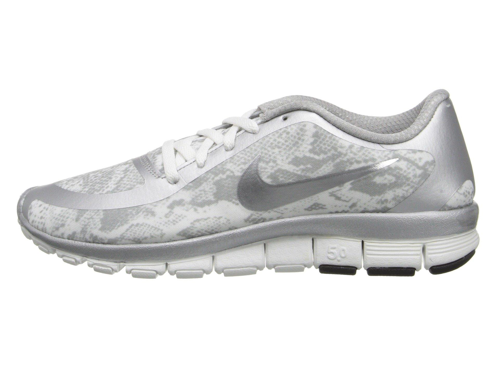 nike free 5.0 v4 silver