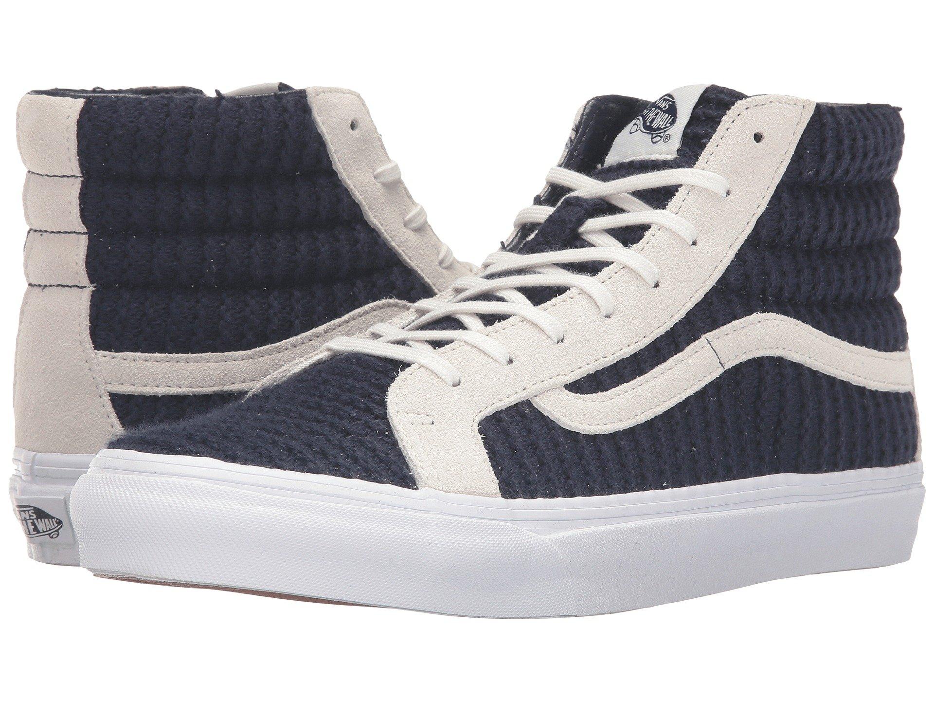 vans sk8 hi slim blue