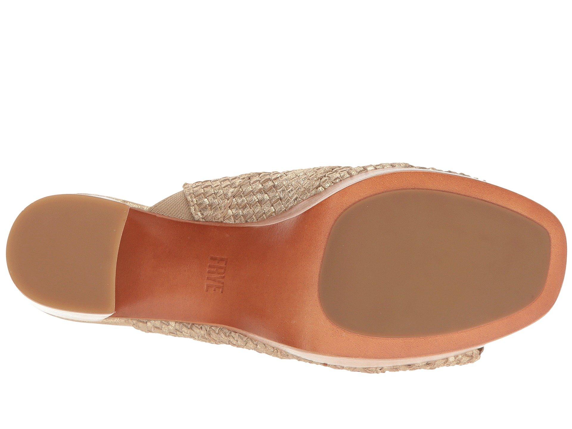 frye katie woven slide