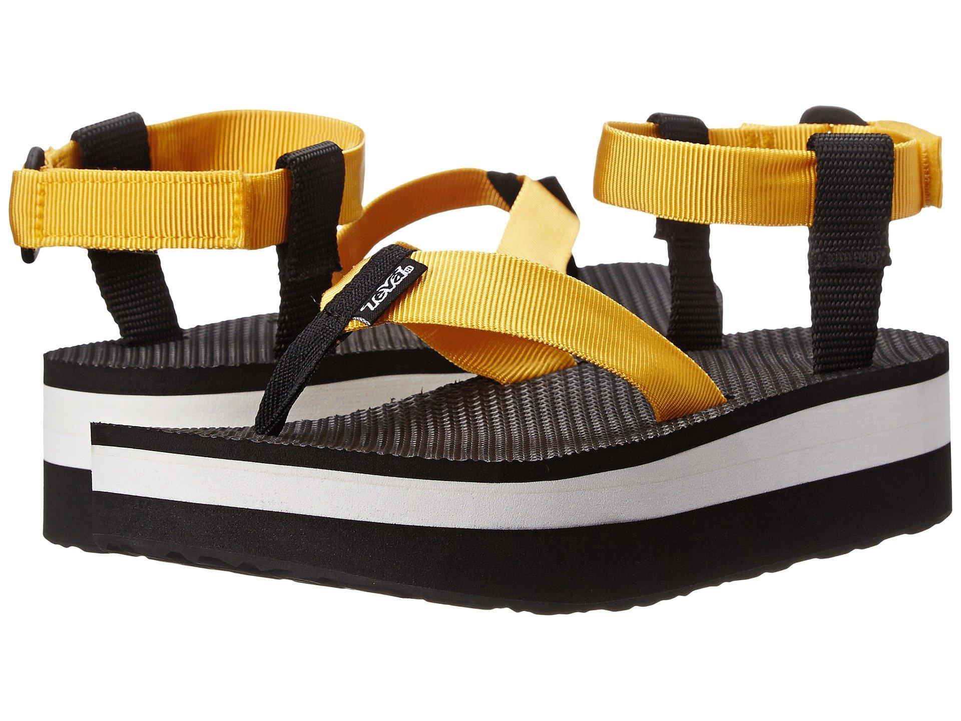 yellow platform tevas