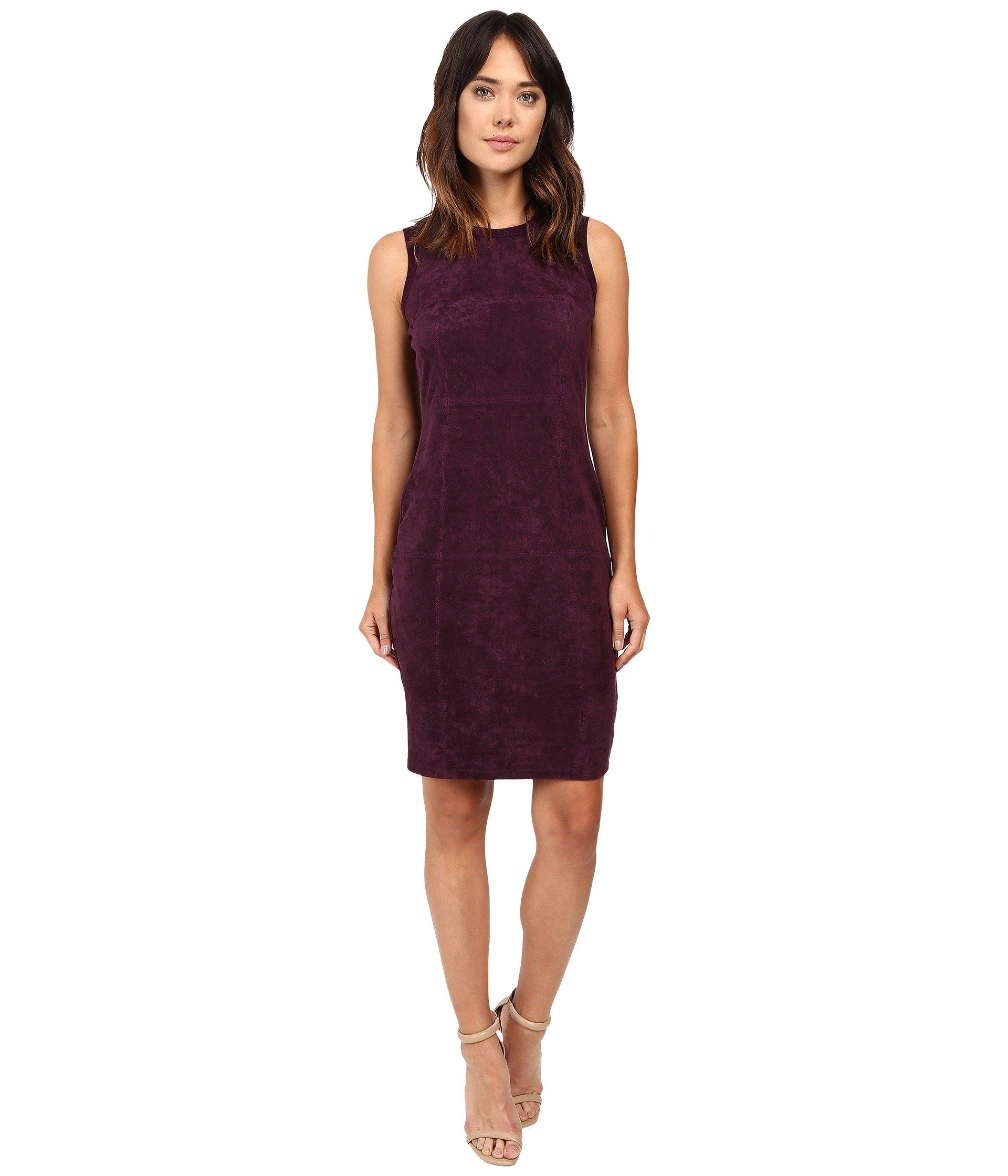 aubergine calvin klein dress