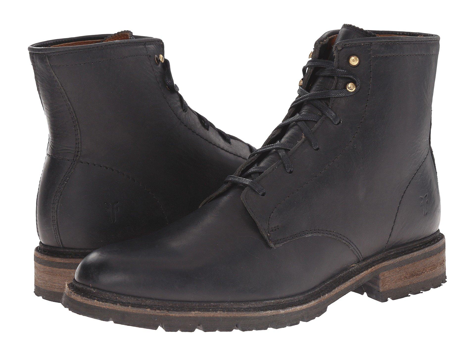 frye james lug lace up