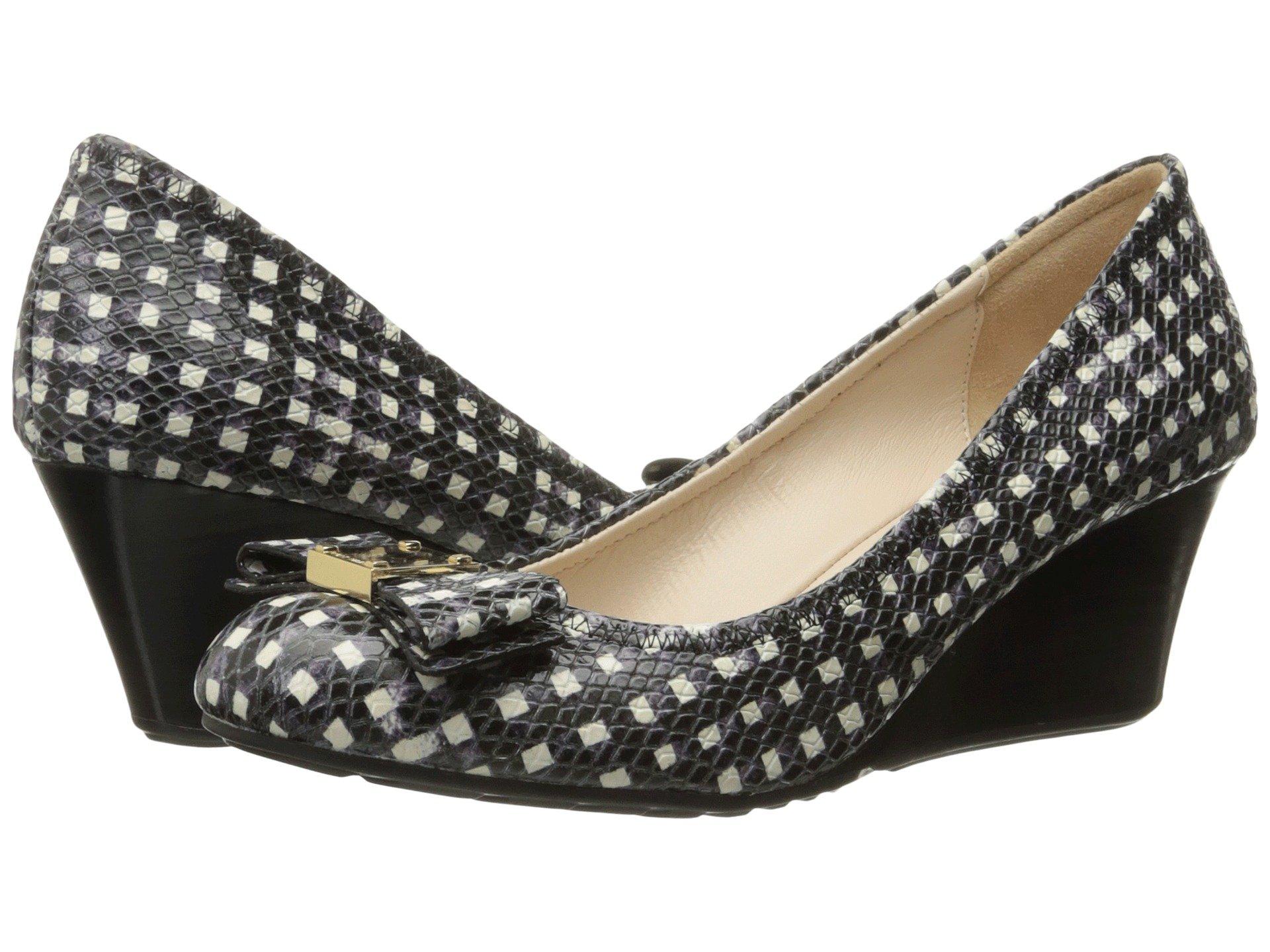 cole haan tali grand bow wedge