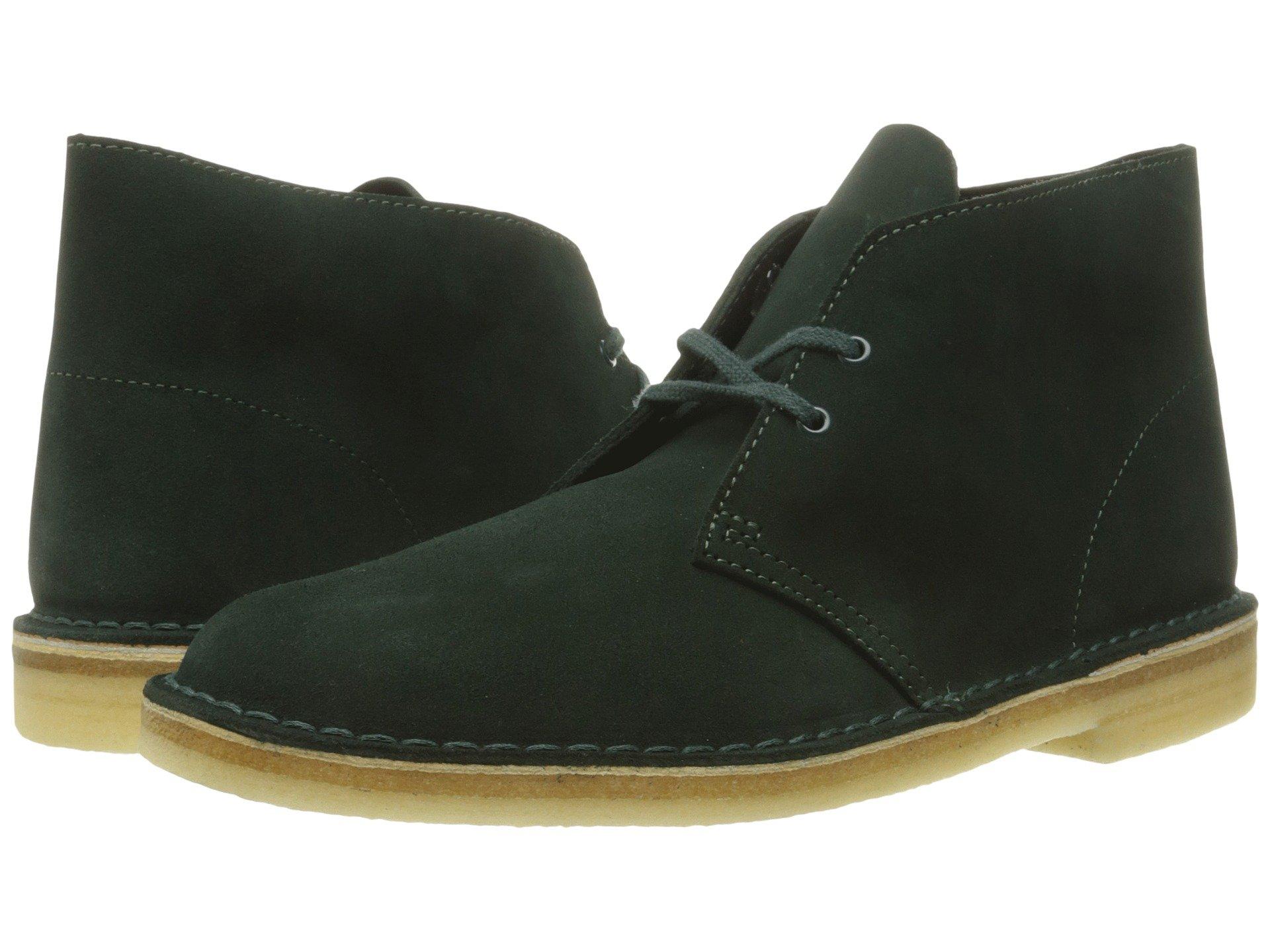 Clarks Desert Boot In Dark Green Suede | ModeSens