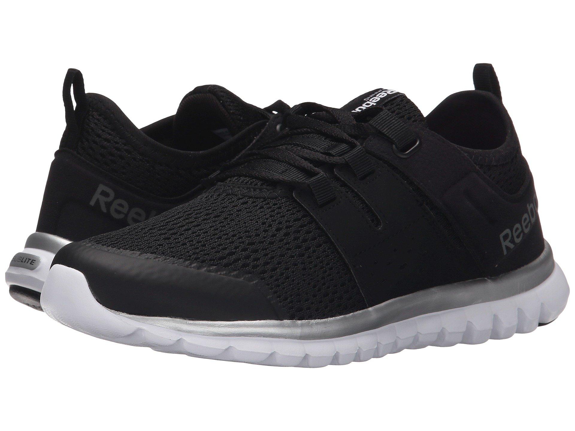 reebok sublite black shoes