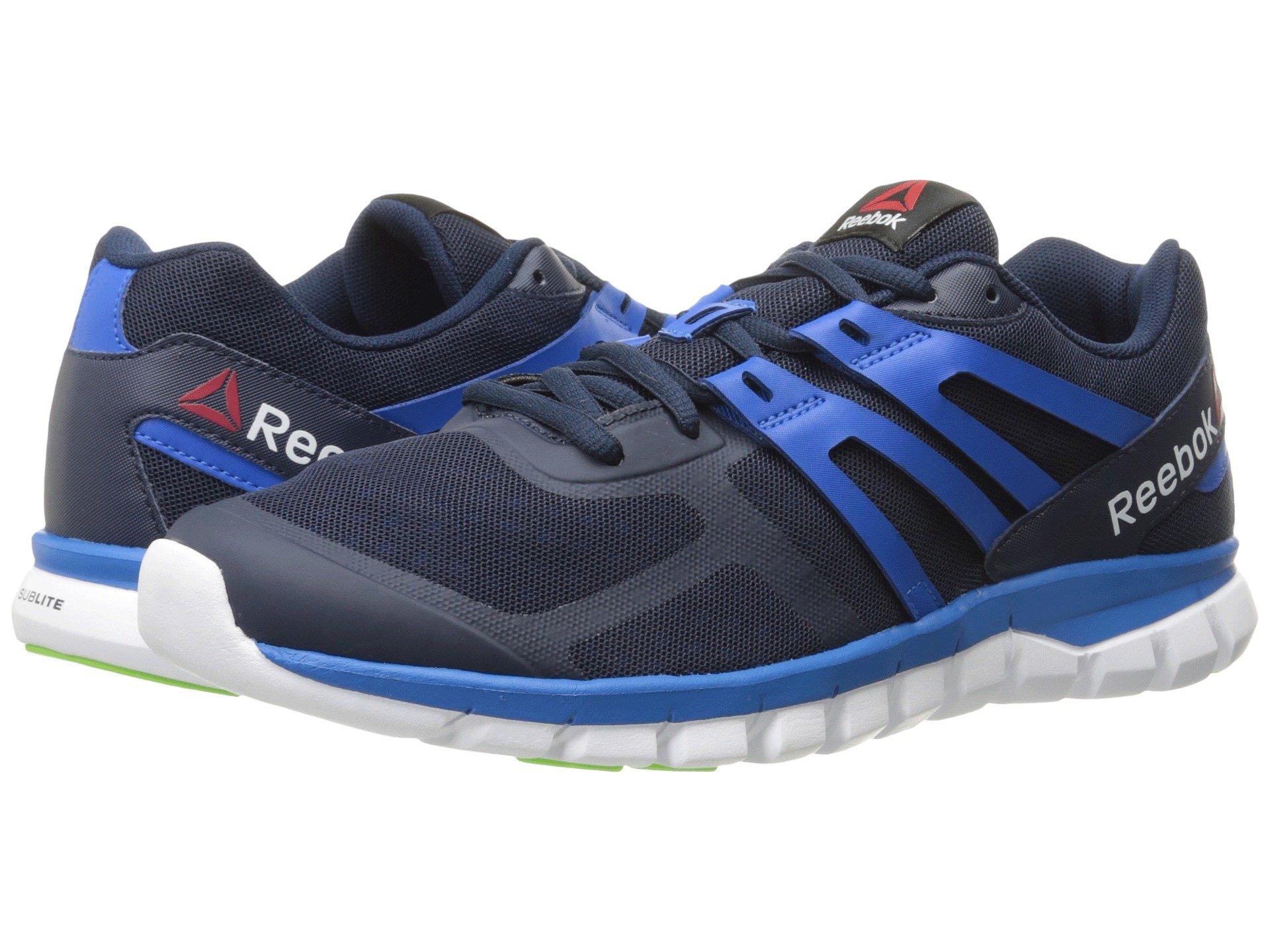 Reebok Sublite Xt Cushion Mt In Collegiate Navy/blue Sport/solar Green/white | ModeSens