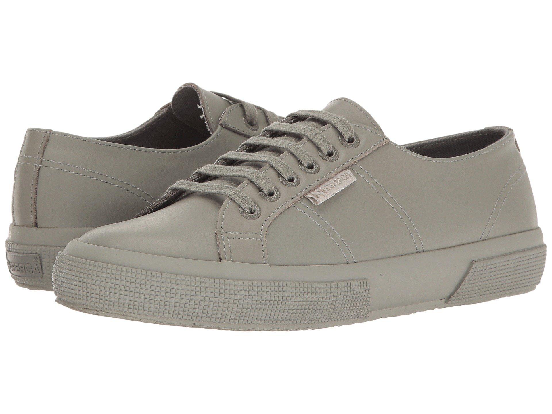 superga grey leather