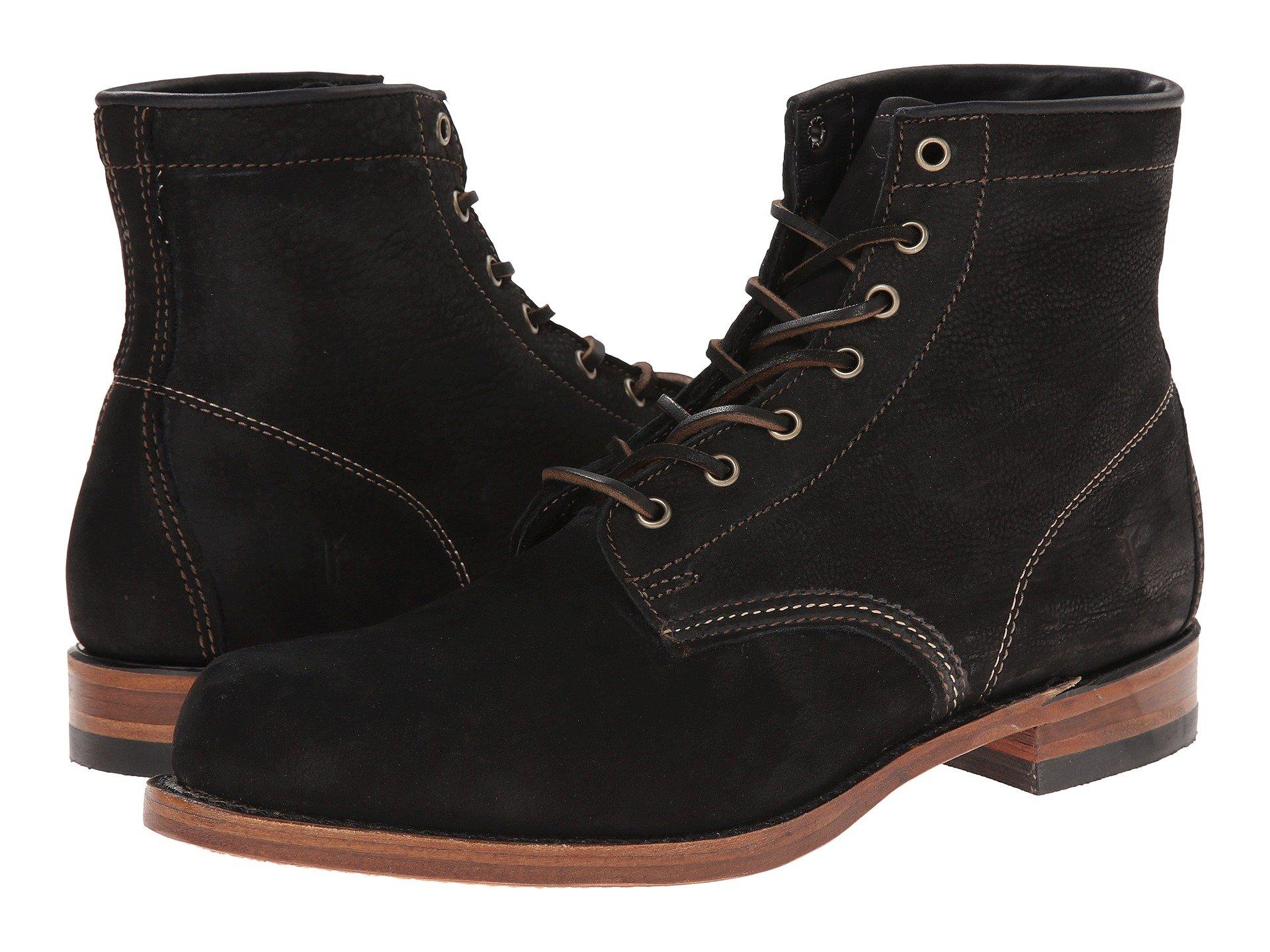 frye arkansas mid leather