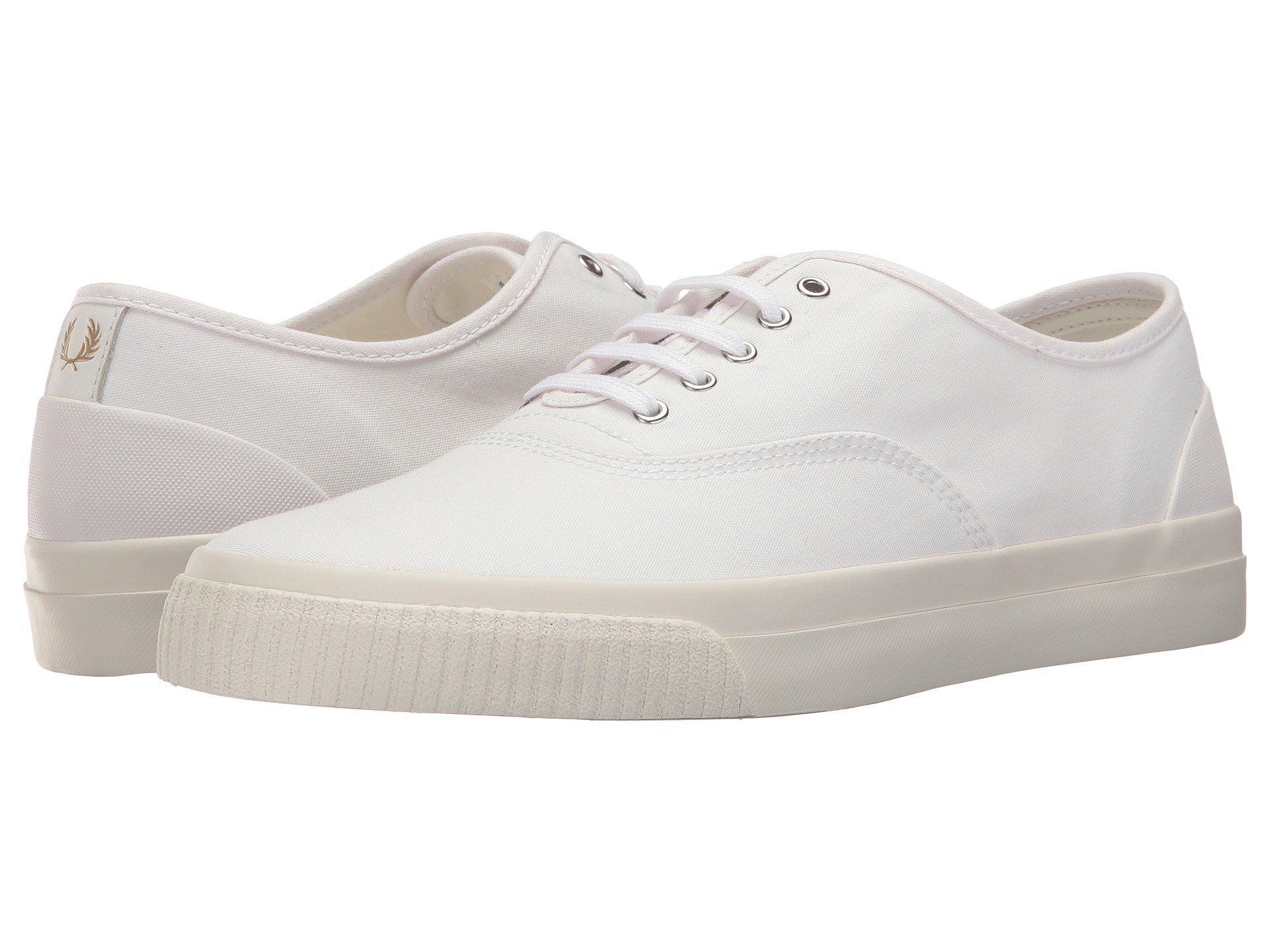 Fred Perry Barson Canvas In White | ModeSens