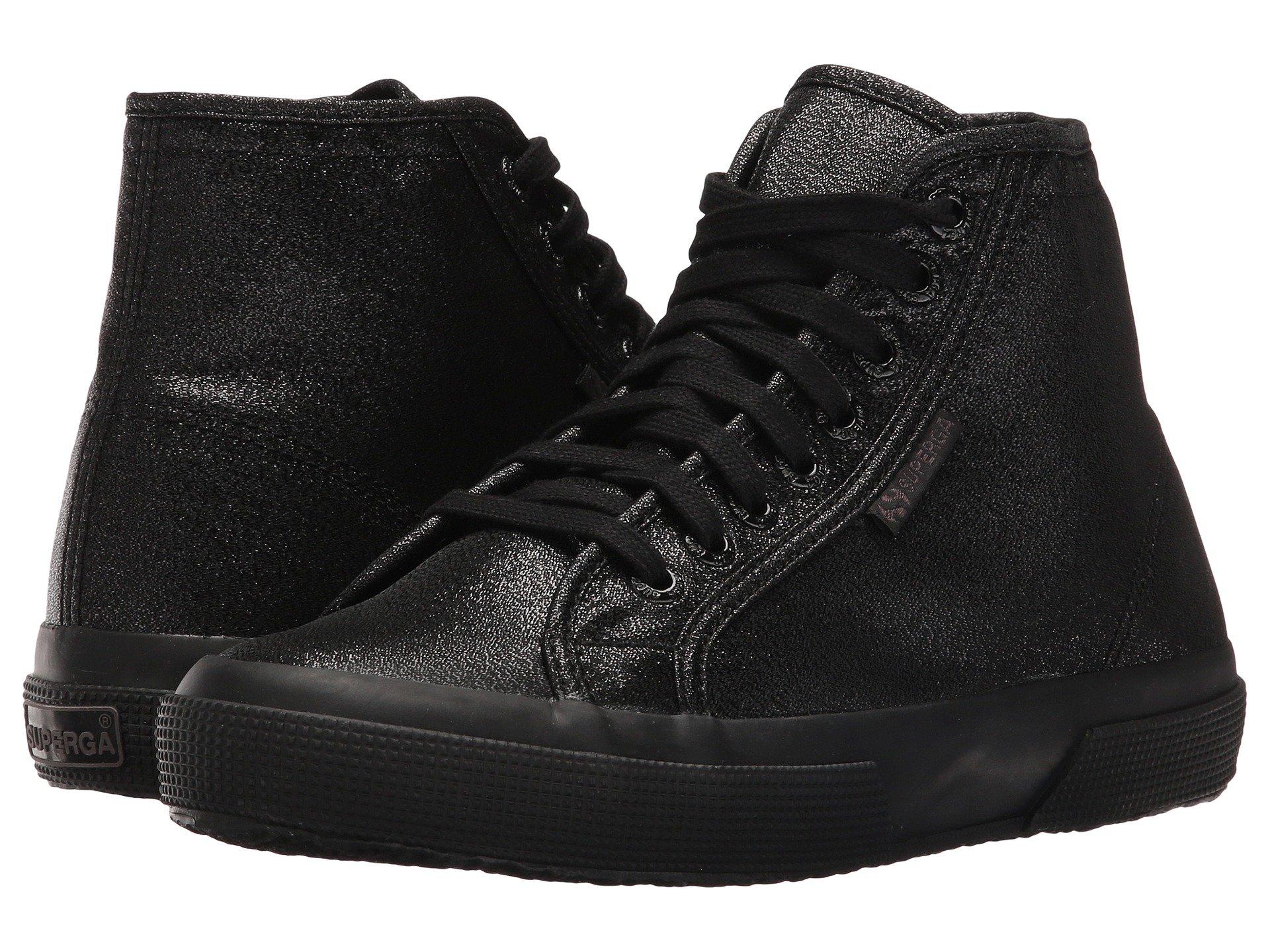 superga total black