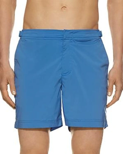 Shop Orlebar Brown Jack Board Shorts In Ocean Blue
