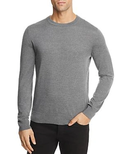 Shop Theory Riland New Sovereign Slim Fit Crewneck Sweater In Gray Heather