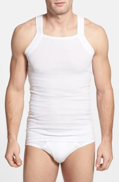 Shop 2(x)ist 2-pack Cotton Tank Top In White