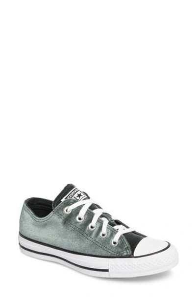 Converse Chuck Taylor All Star Seasonal Ox Low Top Sneaker In Deep Emerald  Velvet | ModeSens