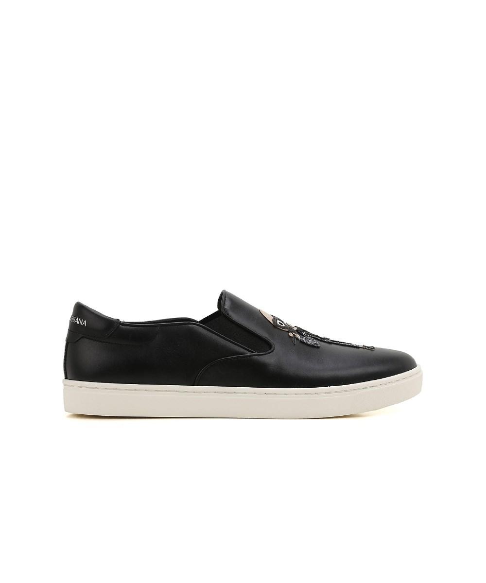 dolce and gabbana mens slip on shoes