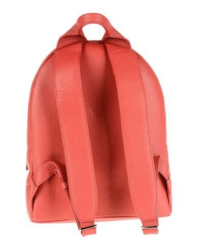 Shop Santoni Backpack & Fanny Pack In Red