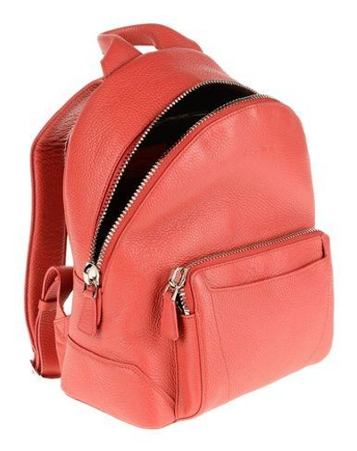 Shop Santoni Backpack & Fanny Pack In Red