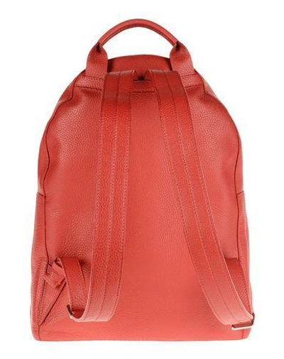 Shop Santoni Backpacks In Red