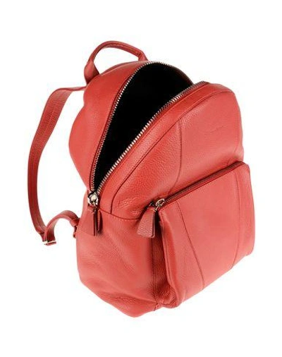 Shop Santoni Backpacks In Red