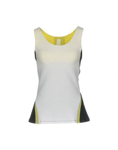 Shop Sàpopa Woman Top White Size Xs Polyamide, Elastane