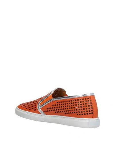 Shop Cesare Paciotti 4us Sneakers In Orange