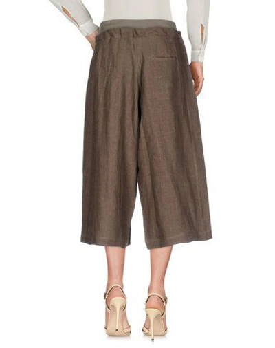 Shop Isabel Benenato 3/4-length Shorts In Khaki