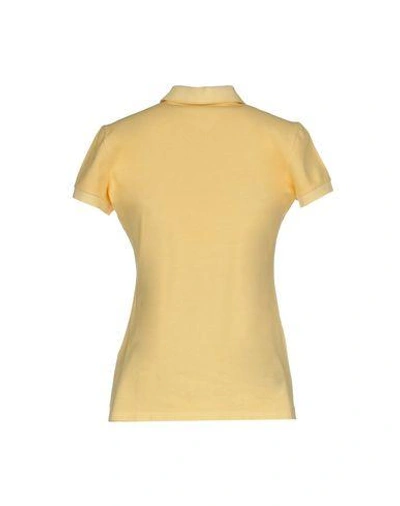 Shop Fred Perry Polo Shirts In Yellow
