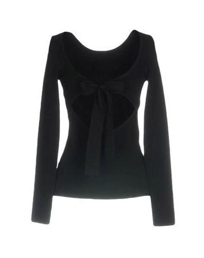 Shop Pinko Woman Sweater Black Size M Viscose, Polyamide, Elastane