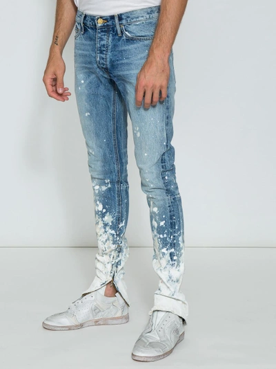 Shop Fear Of God Painted Skinny Jeans