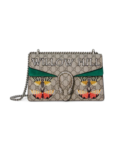 Shop Gucci 'willow Hill' Dionysus Embroidered Shoulder Bag