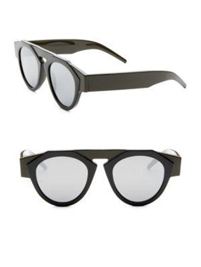 Shop Smoke X Mirrors X Fiorucci Atomic3 Round Sunglasses In Black