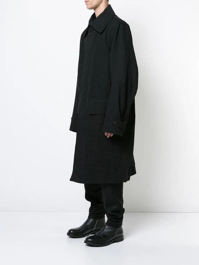 Shop Ann Demeulemeester Fundamental Coat In Black