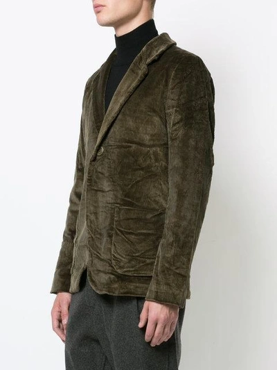 Shop Casey Casey Corduroy Blazer In Green