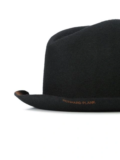 Shop Reinhard Plank Laila Torn Hat - Black