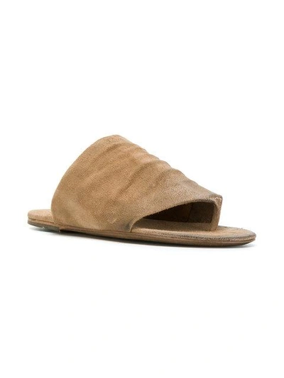 Shop Marsèll Arsella Flip Flops In Brown