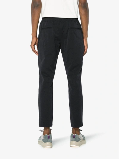 Shop Uniform Experiment Black Tapered Cropped Trousers