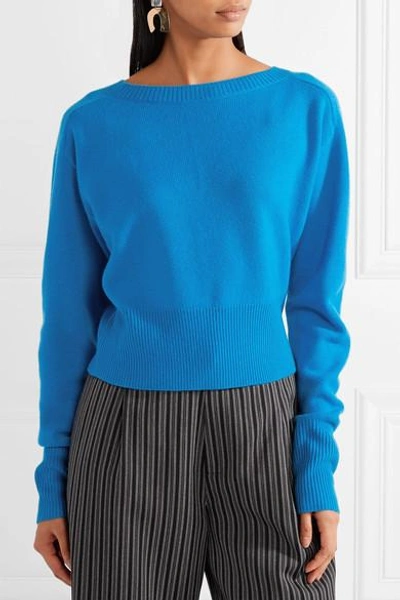 Shop Theory Cashmere Sweater In Azure