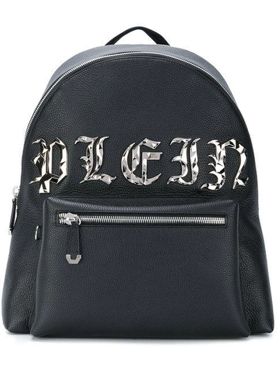 Shop Philipp Plein Branded Backpack