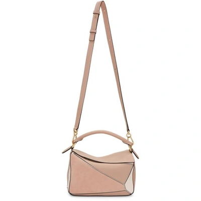 Shop Loewe Pink Small Puzzle Bag In 9189 Blush